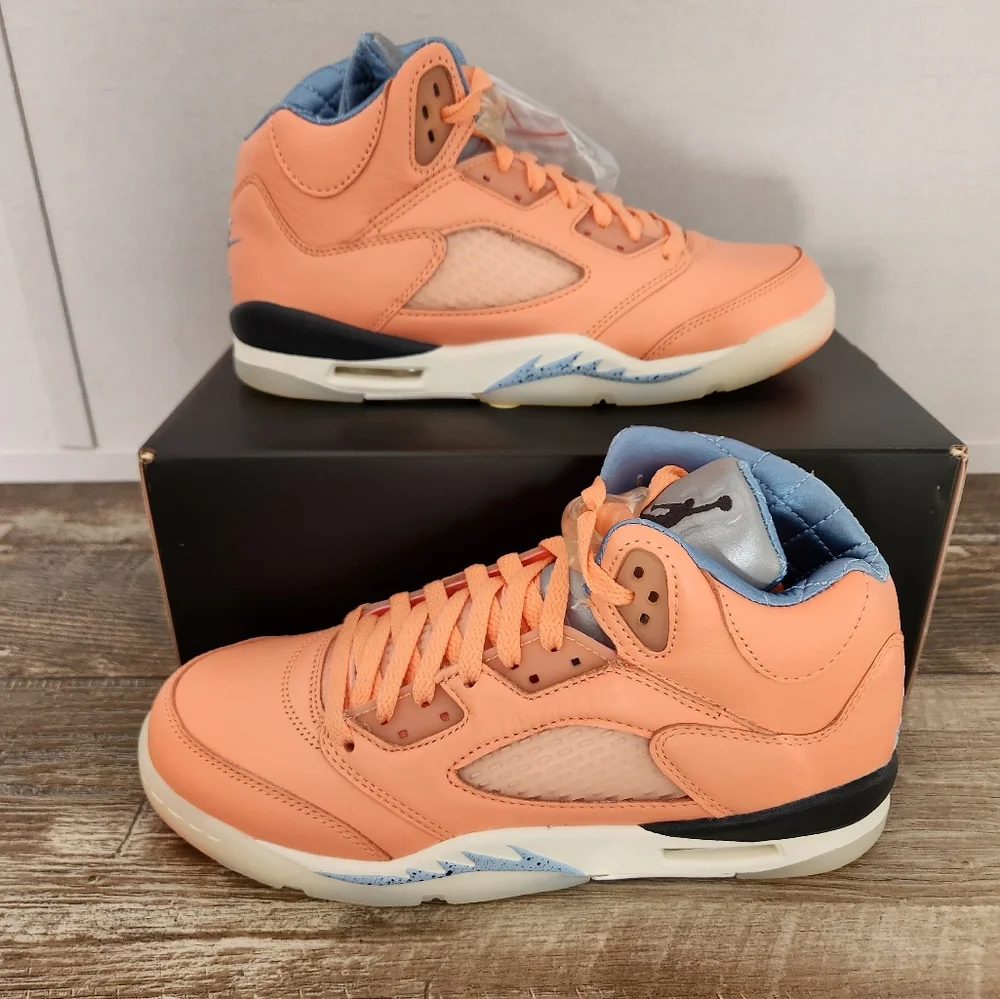 Air Jordan 5 x DJ Khaled We The Best Crimson Bliss DV4982-641 GS 7Y Women's 8.5 - Picture 1 of 5